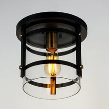 Load image into Gallery viewer, Capitol Flush Mount Ceiling Light in Detail.
