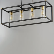 Load image into Gallery viewer, Capitol Linear Suspension Light in Detail.
