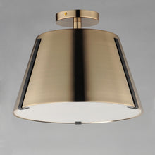 Load image into Gallery viewer, Carlo LED Semi Flush Mount Ceiling Light in Detail.
