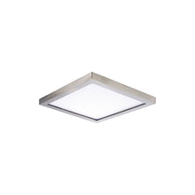 Load image into Gallery viewer, Chip LED Flush Mount Ceiling Light in Small/Square/Satin Nickel.
