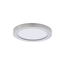Load image into Gallery viewer, Chip LED Flush Mount Ceiling Light in Small/Round/Satin Nickel.
