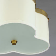 Load image into Gallery viewer, Clover Flush Mount Ceiling Light in Detail.
