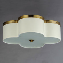 Load image into Gallery viewer, Clover Flush Mount Ceiling Light in Detail.
