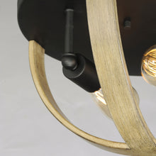 Load image into Gallery viewer, Compass Flush Mount Ceiling Light in Detail.
