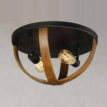 Load image into Gallery viewer, Compass Flush Mount Ceiling Light in Detail.
