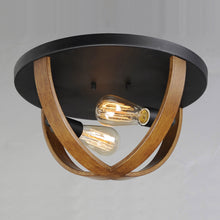 Load image into Gallery viewer, Compass Flush Mount Ceiling Light in Detail.
