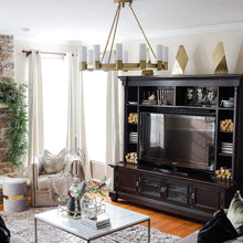 Load image into Gallery viewer, Contessa Chandelier in living room.
