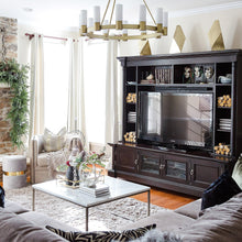 Load image into Gallery viewer, Contessa Chandelier in living room.
