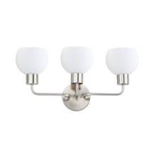 Load image into Gallery viewer, Coraline Bath Vanity Light in Satin Nickel (3-Light).
