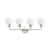Load image into Gallery viewer, Coraline Bath Vanity Light in Satin Nickel (4-Light).
