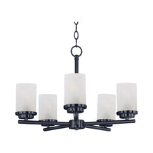 Load image into Gallery viewer, Corona Chandelier in Black (5-Light).
