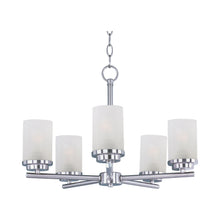 Load image into Gallery viewer, Corona Chandelier in Satin Nickel (5-Light).
