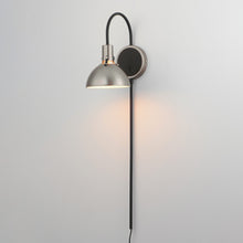 Load image into Gallery viewer, Dawn Plug-In Wall Light in Detail.
