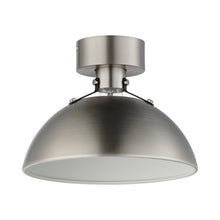 Load image into Gallery viewer, Dawn Semi Flush Mount Ceiling Light in Satin Nickel.
