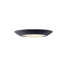 Load image into Gallery viewer, Diverse LED Flush Mount Ceiling Light in Small/3000K/Black.
