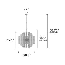 Load image into Gallery viewer, Divine Chandelier - line drawing.
