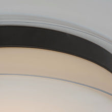 Load image into Gallery viewer, Duo Glass LED Flush Mount Ceiling Light in Detail.
