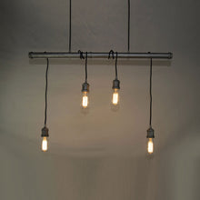 Load image into Gallery viewer, Early Electric Multi Light Pendant Light in Detail.
