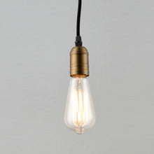 Load image into Gallery viewer, Early Electric Pendant Light in Detail.
