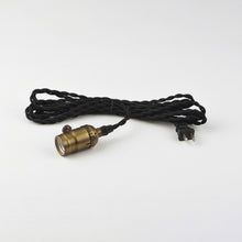 Load image into Gallery viewer, Early Electric Pendant Light in Detail.

