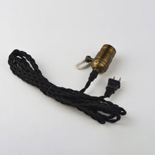 Load image into Gallery viewer, Early Electric Pendant Light in Detail.
