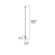 Load image into Gallery viewer, Early Electric Pendant Light - line drawing.
