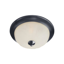 Load image into Gallery viewer, Essentials 583 Flush Mount Ceiling Light in 2-Light/Black.
