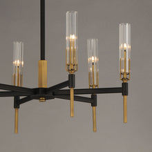Load image into Gallery viewer, Flambeau LED Chandelier in Detail.
