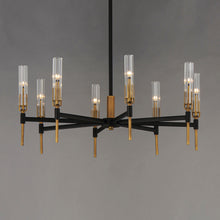 Load image into Gallery viewer, Flambeau LED Chandelier in Detail.

