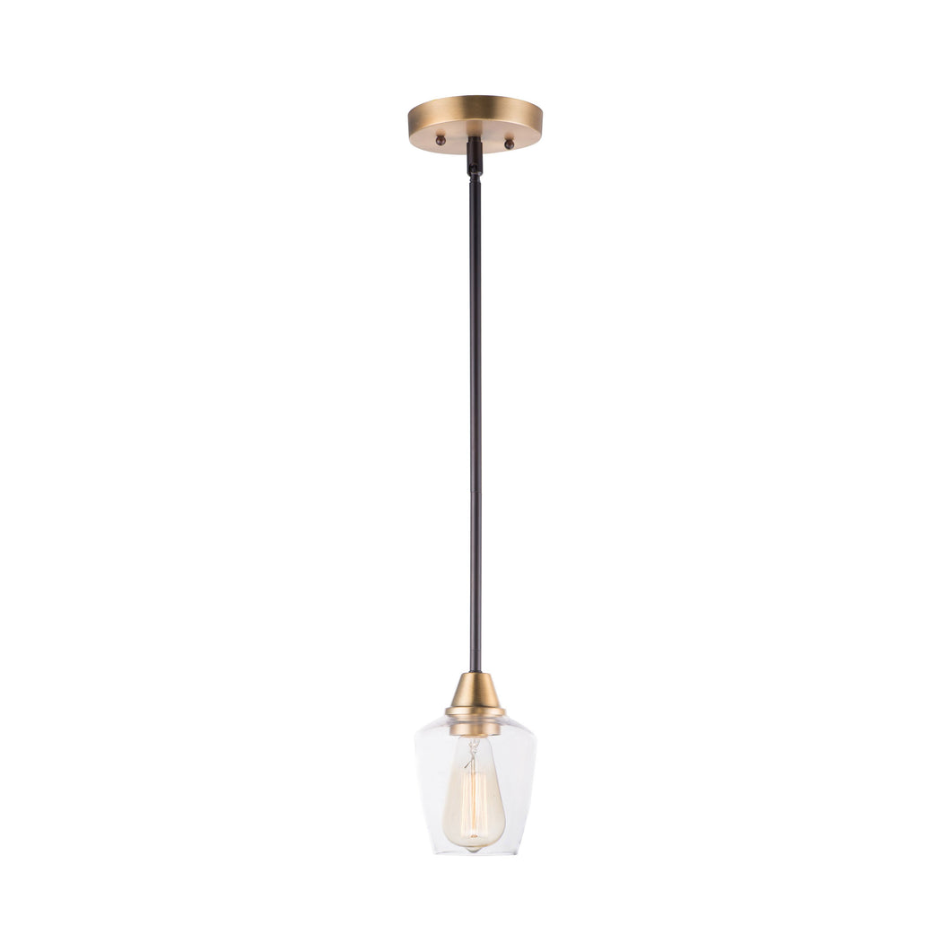 Goblet Mini Pendant Light in Bronze/Antique Brass.