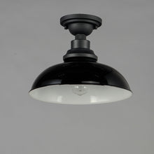 Load image into Gallery viewer, Granville Outdoor Flush Mount Ceiling Light in Detail.

