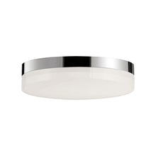 Load image into Gallery viewer, Illuminaire II LED Flush Mount Ceiling Light in Large/Round/Polished Chrome.
