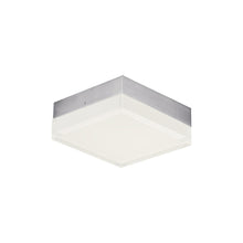 Load image into Gallery viewer, Illuminaire II LED Flush Mount Ceiling Light in Small/Square/Satin Nickel.
