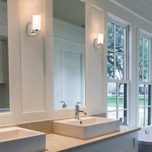 Load image into Gallery viewer, Lateral Bath Wall Light in bathroom.

