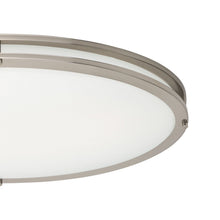 Load image into Gallery viewer, Linear LED Flush Mount Ceiling Light in Detail.
