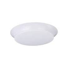 Load image into Gallery viewer, Low Profile LED Flush Mount Ceiling Light in White (Small).
