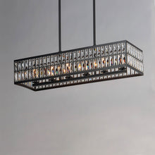Load image into Gallery viewer, Madeline Linear Suspension Light in Detail.
