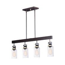 Load image into Gallery viewer, Magnolia Linear Pendant Light (4-Light).

