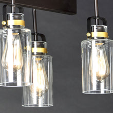 Load image into Gallery viewer, Magnolia Linear Pendant Light in Detail.
