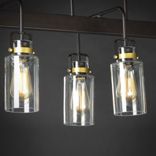 Load image into Gallery viewer, Magnolia Linear Pendant Light in Detail.

