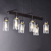 Load image into Gallery viewer, Magnolia Linear Pendant Light in Detail.
