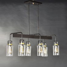 Load image into Gallery viewer, Magnolia Linear Pendant Light in Detail.

