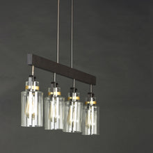 Load image into Gallery viewer, Magnolia Linear Pendant Light in Detail.
