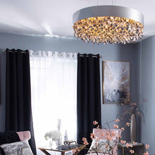 Load image into Gallery viewer, Mystic LED Pendant Light in living room.
