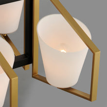 Load image into Gallery viewer, Oblique Linear Suspension Light in Detail.
