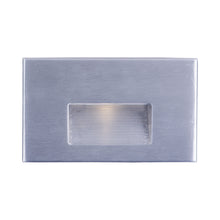 Load image into Gallery viewer, Path LED Step Light in Brushed Aluminum.
