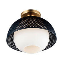Load image into Gallery viewer, Perf Flush Mount Ceiling Light.
