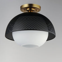 Load image into Gallery viewer, Perf Flush Mount Ceiling Light in Detail.
