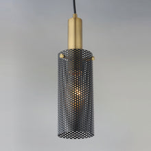 Load image into Gallery viewer, Perf Mini Pendant Light in Detail.
