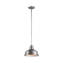Load image into Gallery viewer, Pier M Outdoor Pendant Light in Weathered Zinc.
